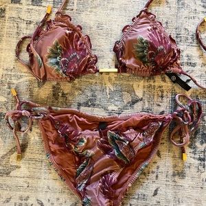Vix swimwear birds of paradise bikini set